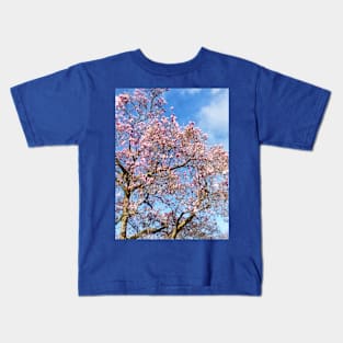 Spring - Magnolia Against the Sky Kids T-Shirt